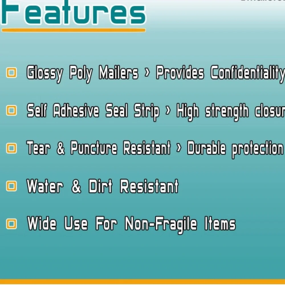 25 pineapple poly mailers (10x13) - Picture 4 of 5